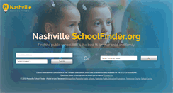 Desktop Screenshot of nashvilleschoolfinder.org