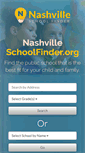 Mobile Screenshot of nashvilleschoolfinder.org